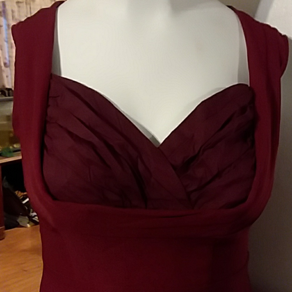 Red holiday dress